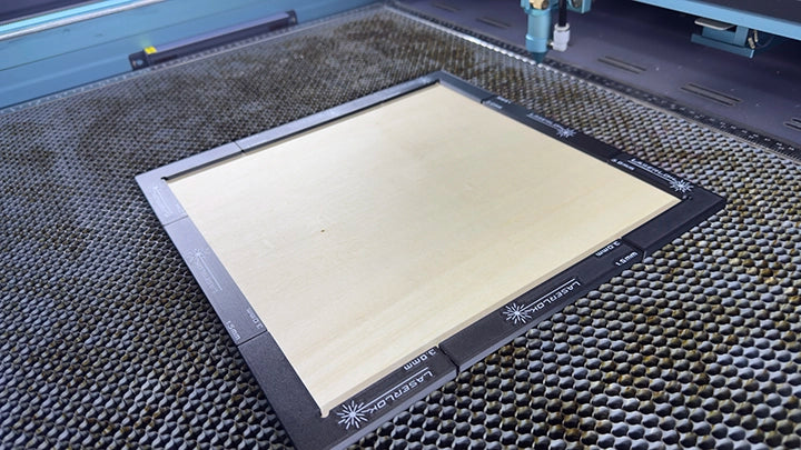 LaserLok™ Ultimate Coverage Sets (Bars + Corners) Magnetic Hold Down Bars for Laser Cutting and Engraving